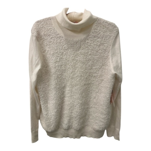 Juicy Couture Sweaters - Juicy Couture Cream Textured Cowl Sweater NWT